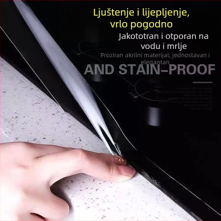 Prozirno akrilno ljepilo za zidove – nano-akrilna baza, sustav ljepila: akril, viskoznost 50 N/m, temperaturni raspon -20–80°C, primjena: ljepenje namještaja