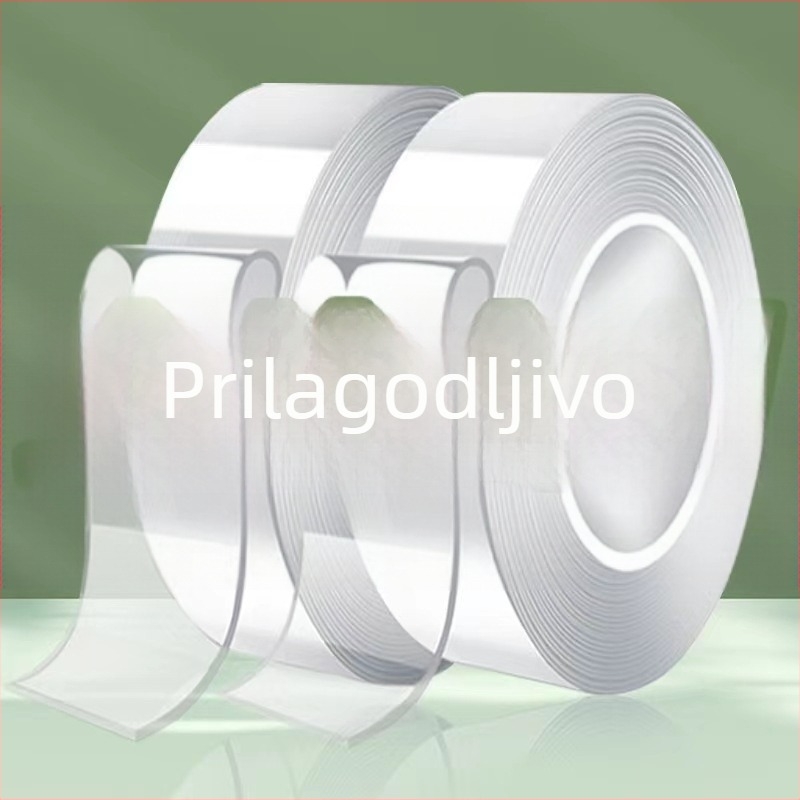 Prozirno akrilno ljepilo za zidove – nano-akrilna baza, sustav ljepila: akril, viskoznost 50 N/m, temperaturni raspon -20–80°C, primjena: ljepenje namještaja