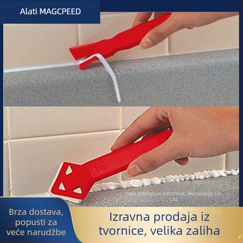 Set od 2 komada alata za fuge pločica – rohovni škrabici (plastika)