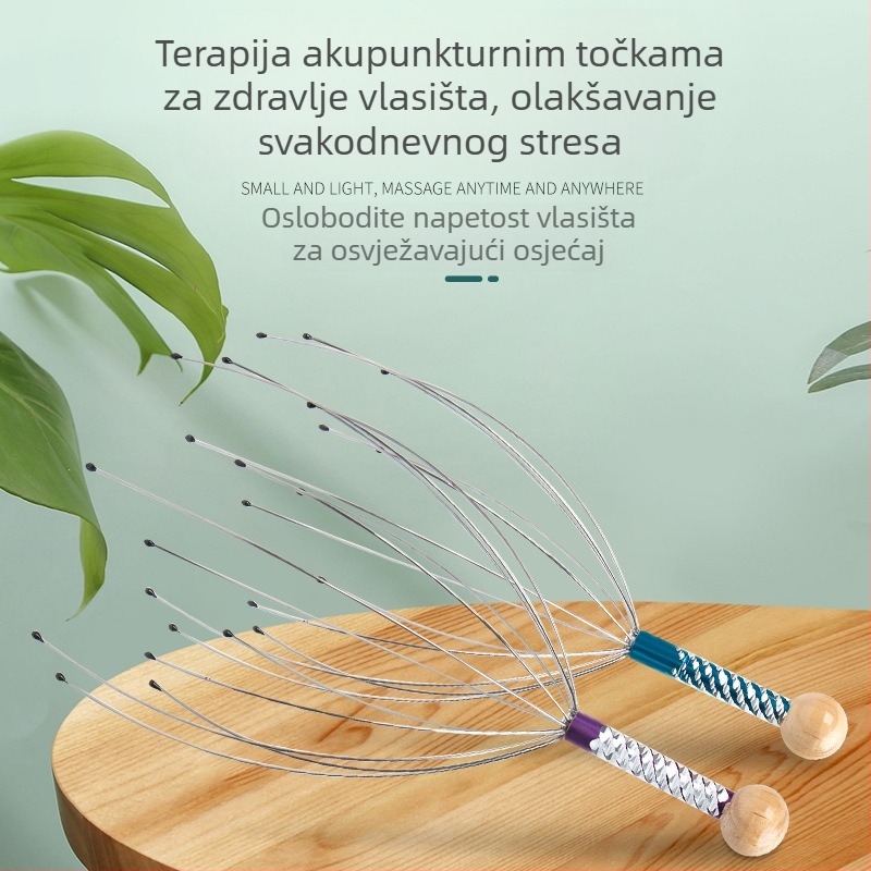 Masazer za glavu s kandžom – ručno upravljanje, gnječenje (Brand: Bian Xu, Model: 888)