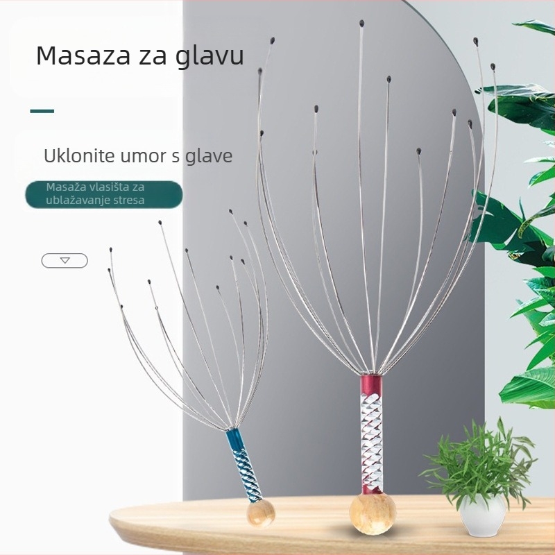 Masazer za glavu s kandžom – ručno upravljanje, gnječenje (Brand: Bian Xu, Model: 888)