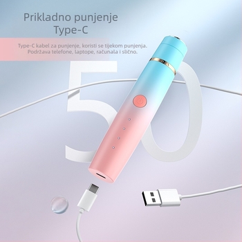 Električni epilator za tijelo: trostruka funkcija, vodootporan za cijelo tijelo, model FK-112, USB/električno napajanje