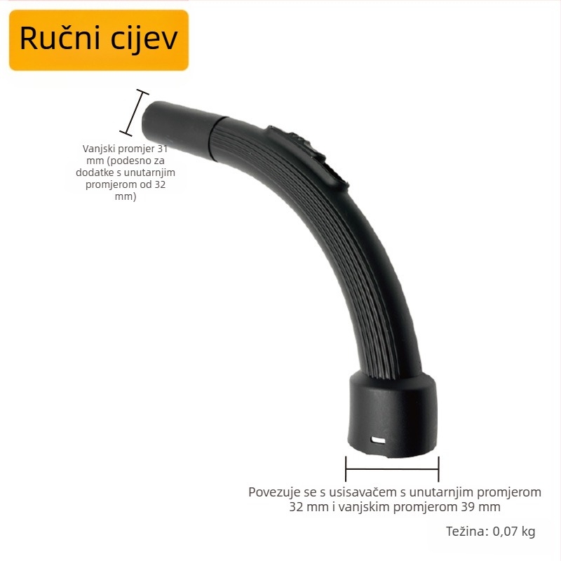 Geno pribor za usisavač — ručna ručka za crijevo, model Hand-held tube, plastični, za usisavanje, napon 111–240V