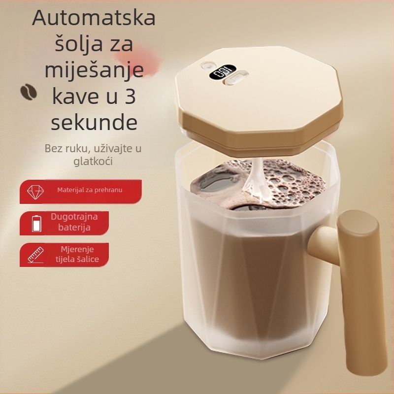 Električna automatska shaker čaša s jednim pritiskom za kavu, mlijeko u prahu i čaj s mlijekom