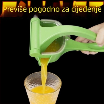 Ručni iscijeđivač soka Yigou, PP materijal, bez električne energije, iscijedi sok od limuna i naranče, porijeklo Yiwu, lansiran ljeto 2021.