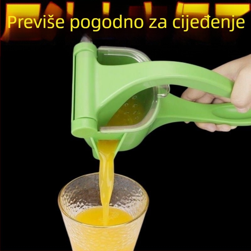 Ručni iscijeđivač soka Yigou, PP materijal, bez električne energije, iscijedi sok od limuna i naranče, porijeklo Yiwu, lansiran ljeto 2021.