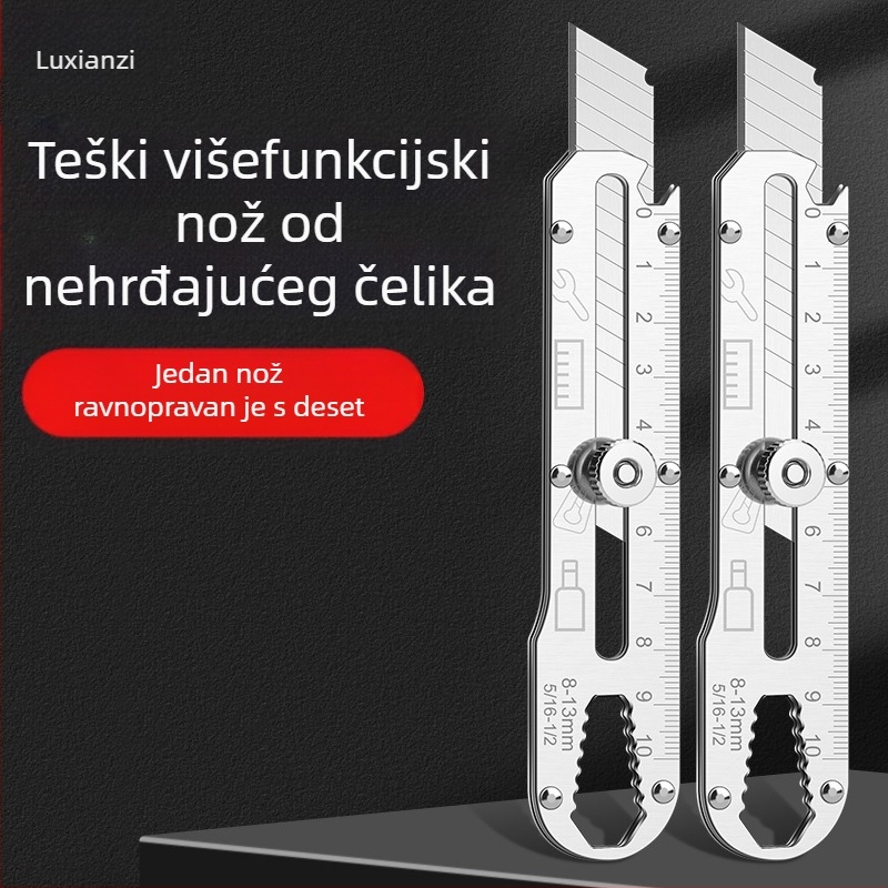 Deer fairy LXZ924414 – Teški nehrđajući čelični nož za umjetnost i rezanje; Materijal: nehrđajući čelik; Neto težina: 61 g