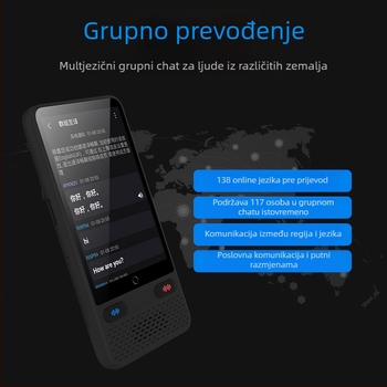 S85 višeznačni offline prevoditelj za putovanja i poslovne sastanke — USB sučelje, težina 300 g, plastično kućište, maksimalna snaga <100 W, izlazak na tržište 2025