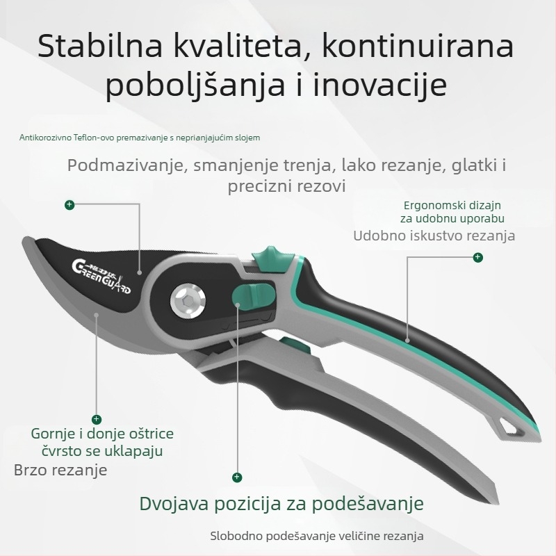 GREEN GUARD SK5 čelične dvostrukog djelovanja škare za rezanje grana – vrt i cvijeće