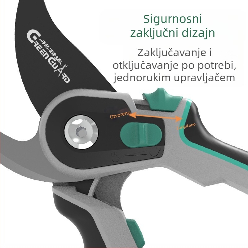 GREEN GUARD SK5 čelične dvostrukog djelovanja škare za rezanje grana – vrt i cvijeće