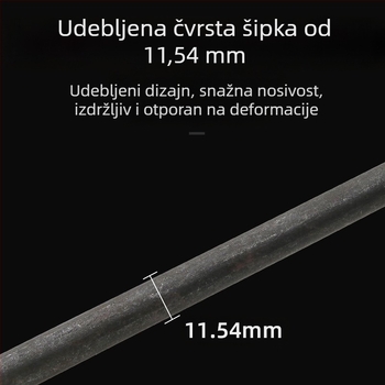 Lopata za uklanjanje hrđe – tijelo od lijevanog željeza, drška od željeza, dvostruki funkcijski skraper model