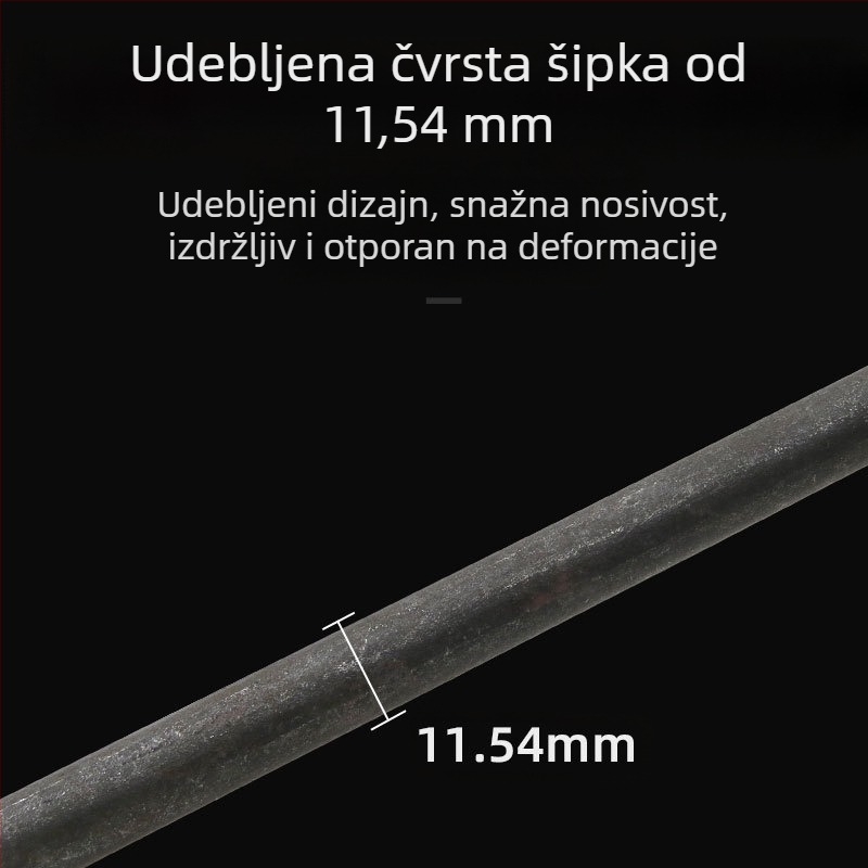 Lopata za uklanjanje hrđe – tijelo od lijevanog željeza, drška od željeza, dvostruki funkcijski skraper model