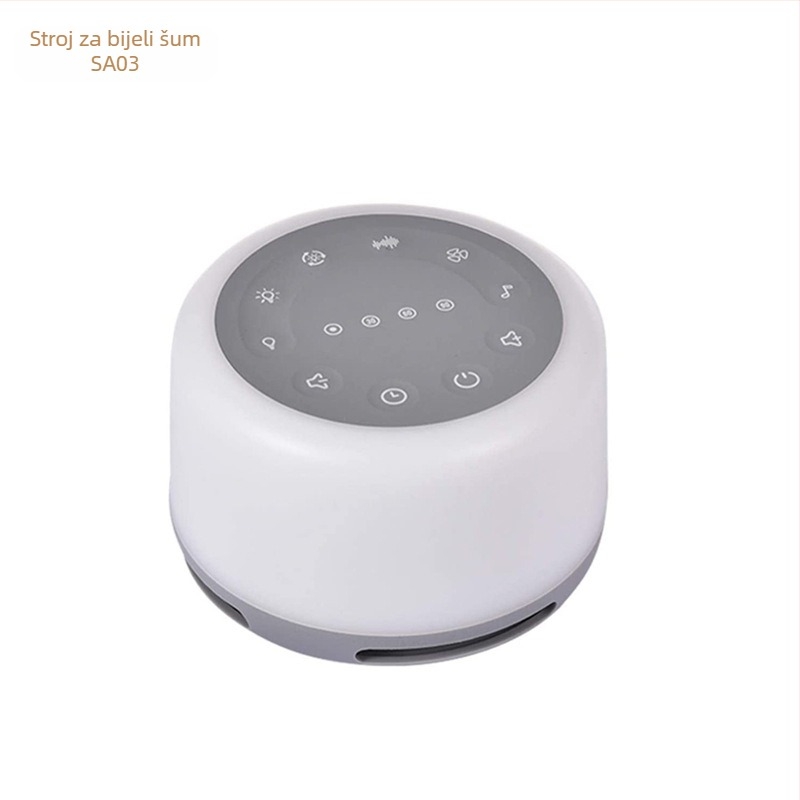 Pametna stolna lampa za spavanje s Bluetooth zvučnikom i noćnim svjetlom s bijelim šumom (Bluetooth 5.0; ugrađena baterija 2000–4000 mAh; frekvencijski raspon 20 Hz–20 kHz; SNR ≥95 dB; snaga 5W)