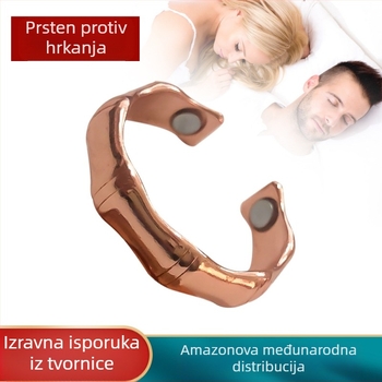 Magnetski unisex prsten, elektroplatirani metal, podesivo otvaranje