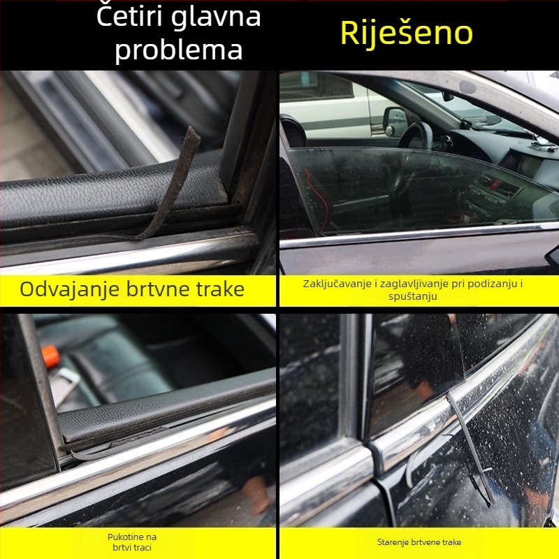 Botny Mazivo za gumenu traku podizača prozora – podmazivanje, zaštita i održavanje trake; za vodilice prozora i vrata te ljepljanu traku; uklanja blokiranje i neobične zvukove; rok trajanja 3 godine.