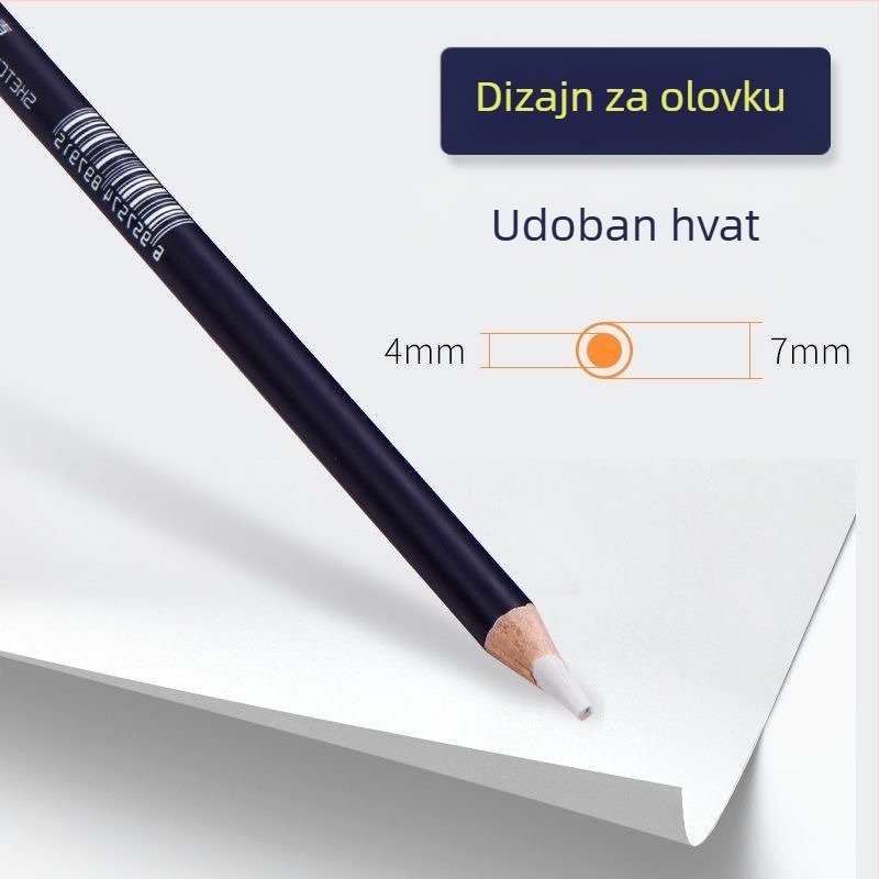 Nioni gumeno pero za skice – materijal: guma; stil: tip pera; uporaba: skice, pisanje, slikanje; težina: 50 g