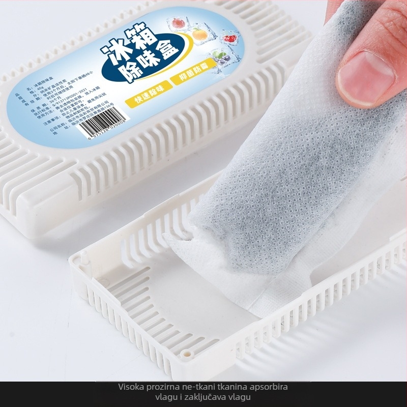 Kutija za deodoriranje hladnjaka s aktivnim ugljem - uklanja mirise, neto 40 g, pakiranje 500 kom, Cai Run