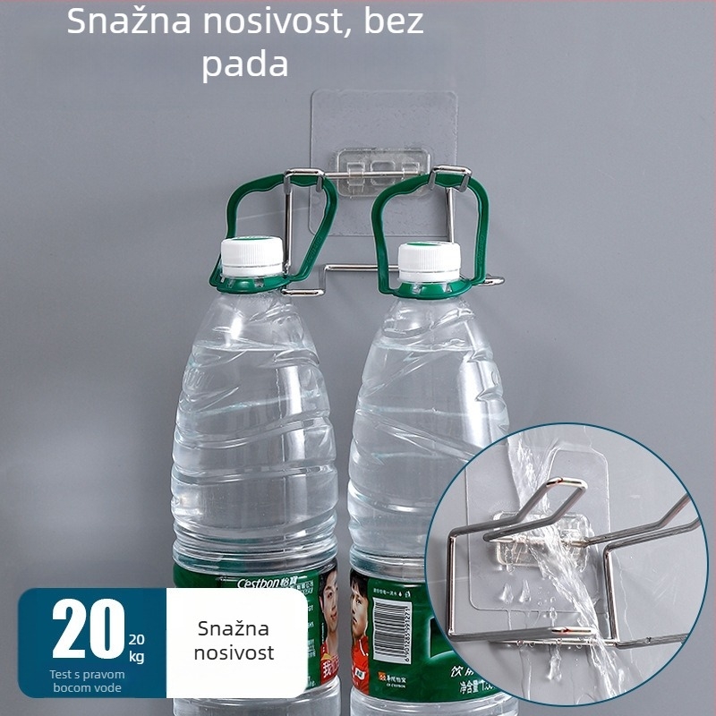 Držač za sušilo za kosu od kovanog željeza, zidni, 1-polica, kuka za montažu, kupaonica skladištenje, japanski stil