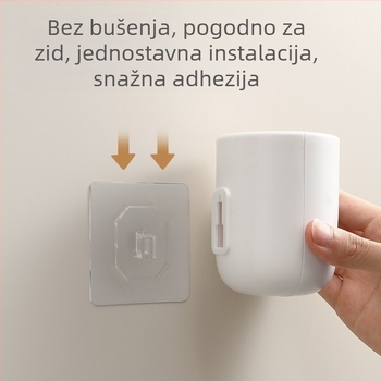 Automatska istiskivač paste za zube — Kiss marka; kategorija: jednostavna; opća namjena; moguća privatna etiketa; jedan komad.