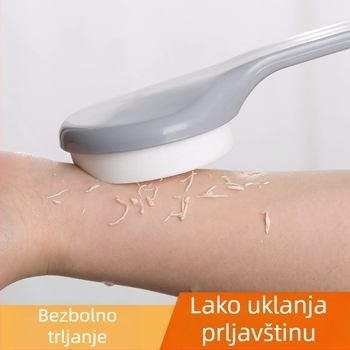 Četka za kupanje s dugim držalom za masažu i PP + PVA spužom – opće korištenje