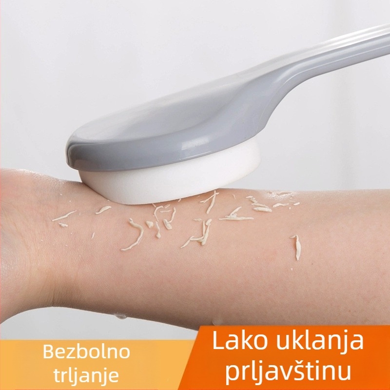 Četka za kupanje s dugim držalom za masažu i PP + PVA spužom – opće korištenje