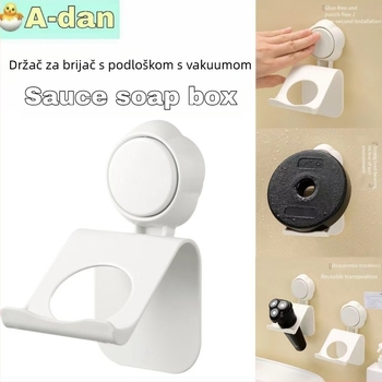 Držač za brijač sa vakuumskim pričvršćivanjem – skladišni stalak za brijače i uređaje za čišćenje | paket 160 komada