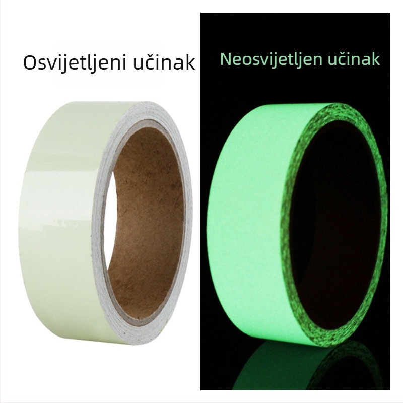 Fluorescentna traka od PET-a (polietilen tereftalat), debljina 0,18 mm, kratkotrajna otpornost na temperaturu 150°C, dugotrajna otpornost 120°C