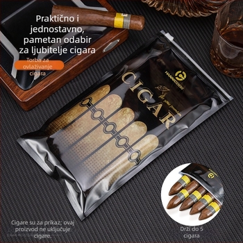 Torba za ovlaživanje cigara – HANNICOOK, PP plastika, prenosna za putovanja, prilagodljiva, nije ručna izrada, podrijetlo Guangdong
