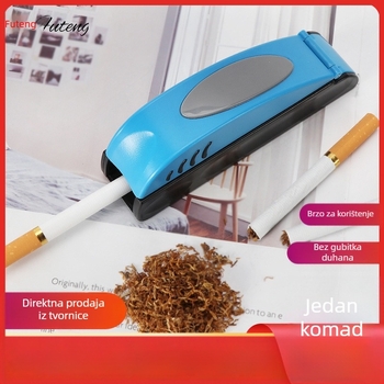 Ručni valjak za cigarete promjera 8.0 mm s push-pull mehanizmom, jednostavan za korištenje, punjač tabaka s jednim cijevnim spremnikom