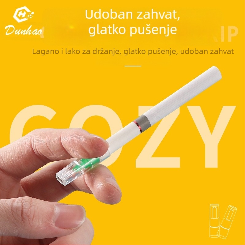 Jednokratni akrilni filter za cigarete s mikroporoznim filtrom, za muškarce i žene; Materijal: Akril; Jednokratno: Da; Otisak logotipa: Da; Prilagodba proizvodnje: Da; Privatna marka: Da