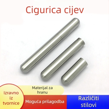 Nehrđajući čelični klips za cigare s hidracijskom cijevi — prilagođeno logo, prilagodba obrade, kutija od 300 komada, Hechang Hardware