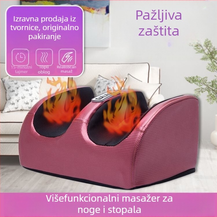 Masažer za stopala – automatski višefunkcionalni uređaj za terapiju stopala i nogu, s toplim kompresijom, gniječenjem i masažom, računalno upravljanje i tajmer