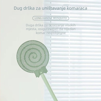 Kućna muha i žohar štap s produljenom plastičnom drškom, jednostavan stil, netoksičan, prilagodljiv, za muhe, žohare i komarce