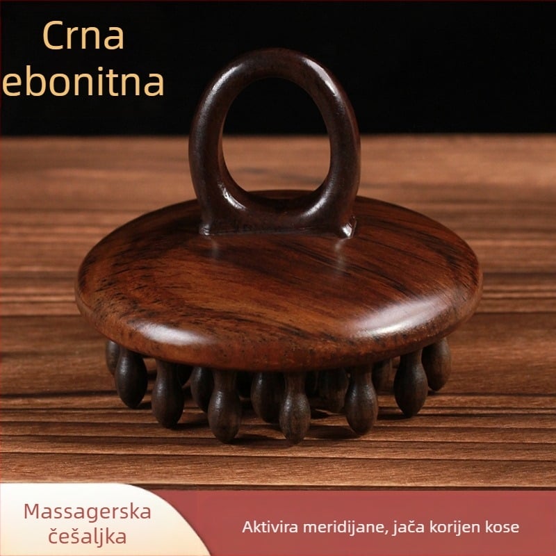 Drveni masažni češalj – za široku uporabu, bez uvoza