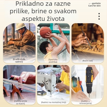 Plasti za ispucalu kožu ruku i stopala — vodootporne, prozračne, visoke adhezije za prste i petu; netkani materijal; rok trajanja 2 godine; pakiranje u kutiji; univerzalni tip kože