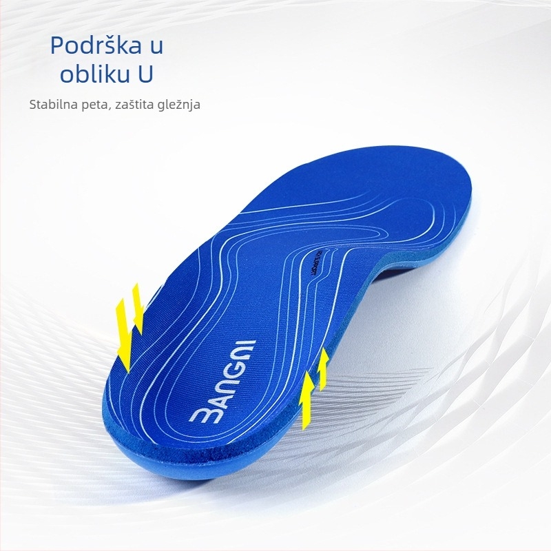 Uložak za potporu luka – sportski ulošci EVA, Bonnie family, za plosna stopala, pogodni za košarku i badminton