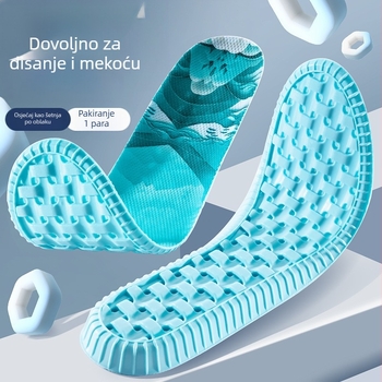 PU sportske uloške 6085 – upijanje znoja, prozračnost, visoka elastičnost, ublažavanje udara, puni ulošci za tenisice, cipele i casual obuću, unisex