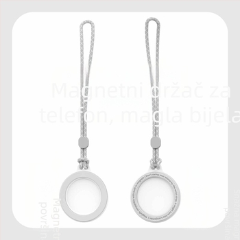 KILO MILO MagSafe magnetska statična stojak i prsten za vješanje torbe, proziran dizajn, plastični materijal, opći stil