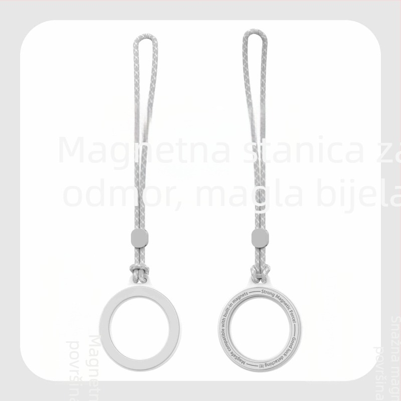 KILO MILO MagSafe magnetska statična stojak i prsten za vješanje torbe, proziran dizajn, plastični materijal, opći stil