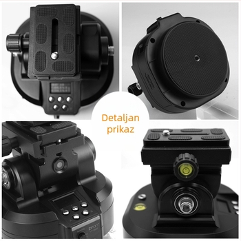 Peak motorizirani gimbal s praćenjem lica za mobitele – 360° horizontalno, 50° vertikalno, 1/4 inčni navoj, aluminij/ABS, 855 g, za prijenos uživo