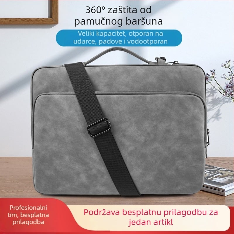 Nova torbica za laptop s airbagom, unisex, 14-inčni, kompatibilna s Apple, Huawei, Lenovo