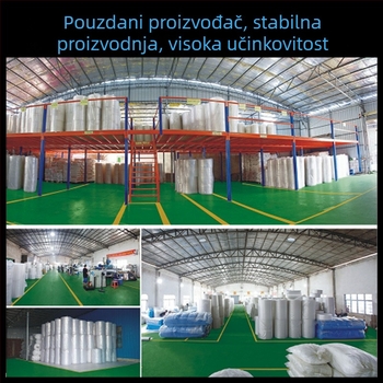 Rolna folije za pakiranje s mjehurićima, debela, srednji mjehurići, debljina 5–6, promjer mjehurića 10 mm, visina mjehurića 4 mm, gustoća 10