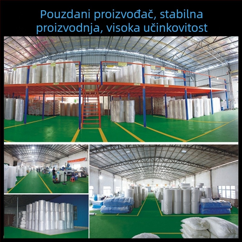 Rolna folije za pakiranje s mjehurićima, debela, srednji mjehurići, debljina 5–6, promjer mjehurića 10 mm, visina mjehurića 4 mm, gustoća 10