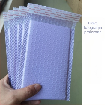 Bubble poštenska vrećica od PE koekstrudirane folije i PE mjehurić filma, otisak logotipa, brendirani Light Letter, za logističko pakiranje