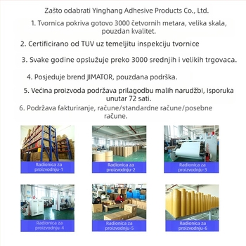 Brtvna traka za vrata i prozore, PE podloga, visoka viskoznost akrilnog ljepila, debljina 0,15 mm, Windproof serija