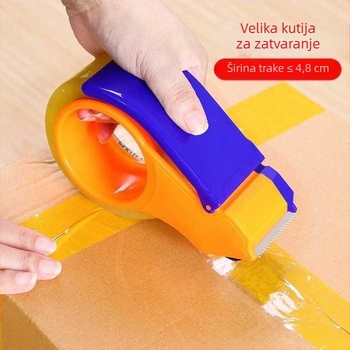 Rezač prozirne ambalažne trake - ispis logotipa, model 4.8/6.0, prilagodba obrade