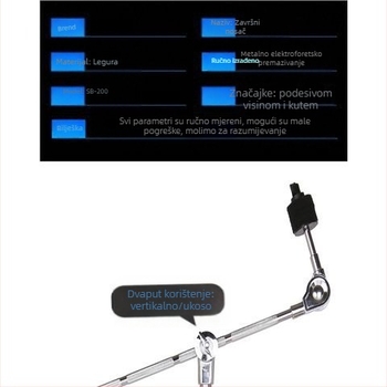 IPUSEN XCJ Oblique Cymbal Rack, legura, nosač bubnjeva