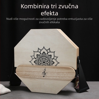 Tamburin Turning Fish, breza drvo, nije za djecu