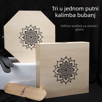 Tamburin Turning Fish, breza drvo, nije za djecu