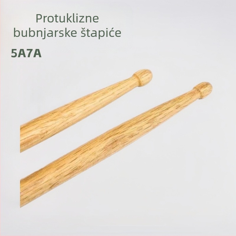Sy bubnjarske štapiće, model 5A7A, pakiranje 12 komada za glazbene instrumente